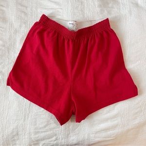 soffe women’s authentic short in red